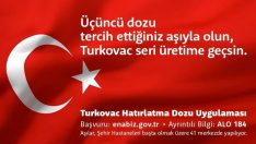 Gaziantep’te Türkovac aşısı için 200 gönüllü aranıyor