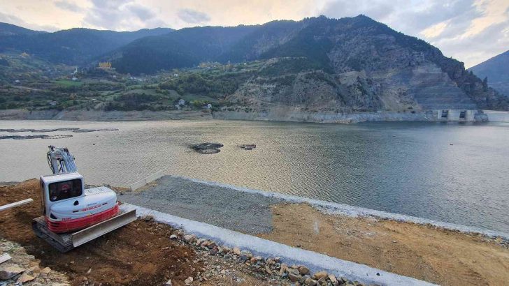 Gümüşhane’nin ilk zipline tesisi Torul’da yapılıyor