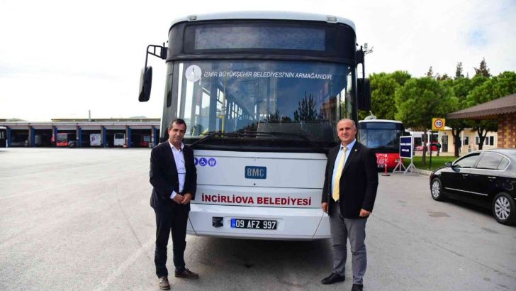 İncirliova’ya İzmir’den hibe otobüs
