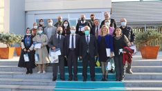 ISIF’21 heyeti başarılarını Rektör Çomaklı ile paylaştı