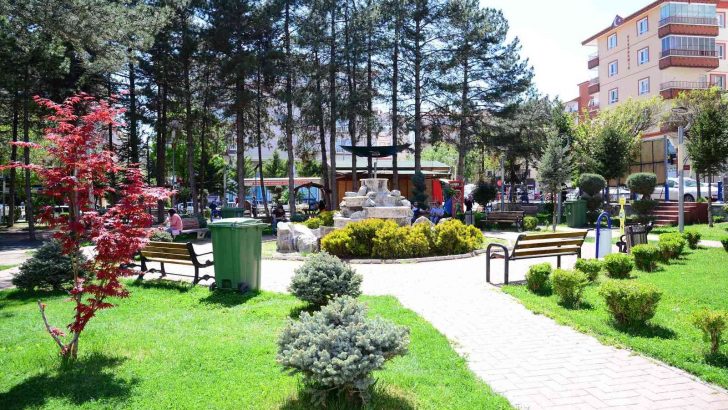 Kahramankazan parklarında sonbahar keyfi