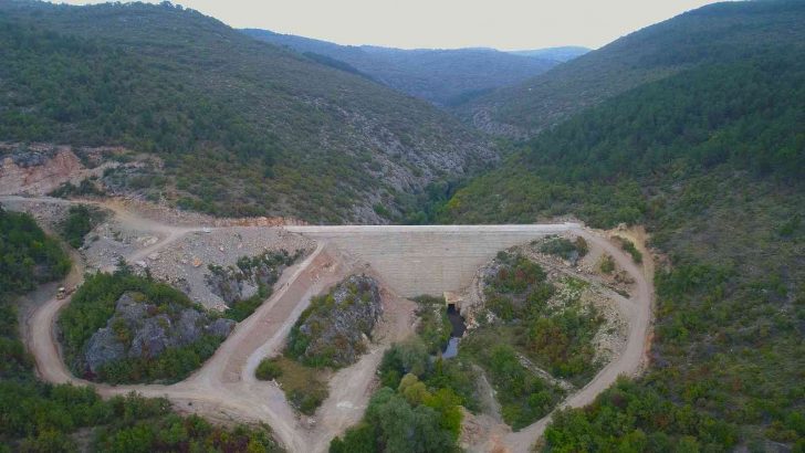 Karabük Aldeğirmen Barajı’nda çalışmalar aralıksız devam ediyor