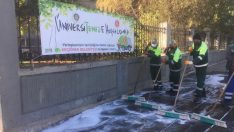 Keçiören Belediyesi’nden üniversitelere hem temizlik hem de dezenfeksiyon hizmeti