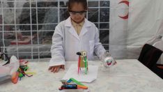 Küçük kaşifler bilim şenliğinde buluştu