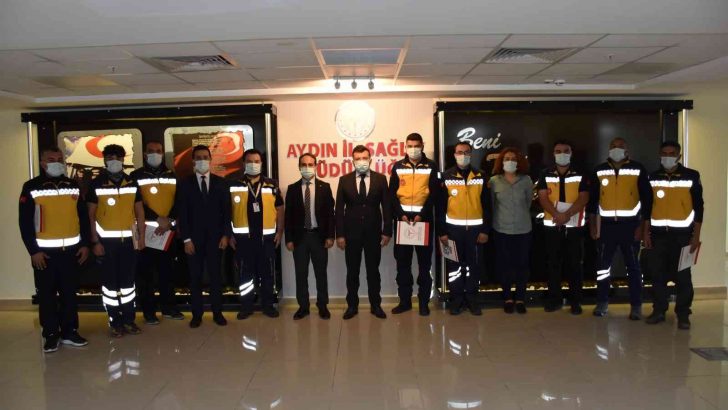 Motorize ambulans ekibi Aydın’da bin 941 vakaya müdahale etti