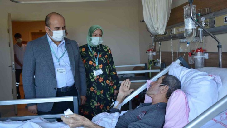 Palyatif hastasına doğum günü sürprizi