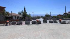 Pamukkale’de parke çalışmaları devam ediyor