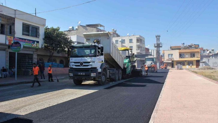 Toroslar’ın caddeleri yenilendi