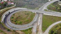 Türkiye’nin en pahalı yol projesi olan Ordu Çevre yolunda çalışmalar sürüyor