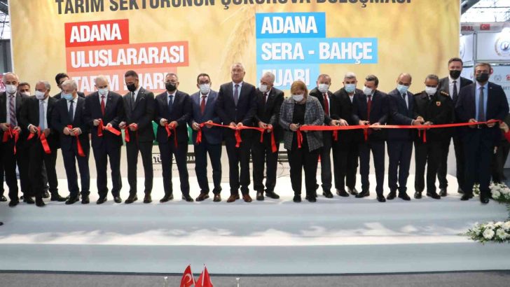 Adana Uluslararası Tarım, Sera ve Bahçe Fuarı kapılarını açtı