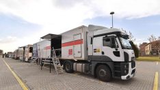 Afet durumunda hizmet vermek için 4 mobil mutfak hizmete girdi