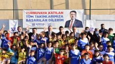 Altıeylül Çocuk Futbol Turnuvası’nda ödül töreni
