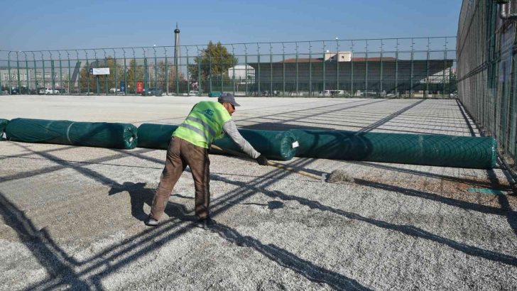 Atıcılar’da 3 nolu saha yenileniyor