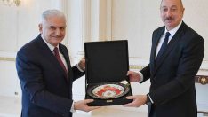 Azerbaycan Cumhurbaşkanı Aliyev, Binali Yıldırım’ı kabul etti