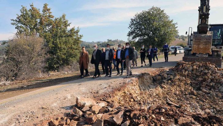 Başkan Gürün, çalışmaları yerinde inceledi