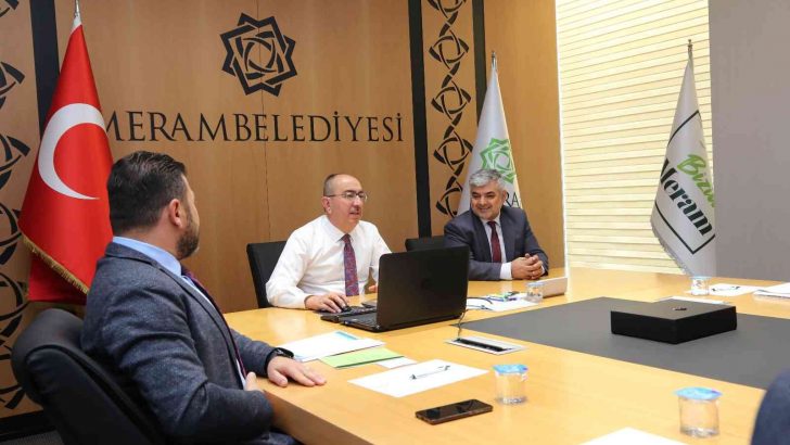 Başkan Kavuş: “Tüm kurumlarla uyumlu çalışınca kazanan Meram oluyor”