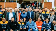 Başkan Sandal, işçilerle bir araya geldi