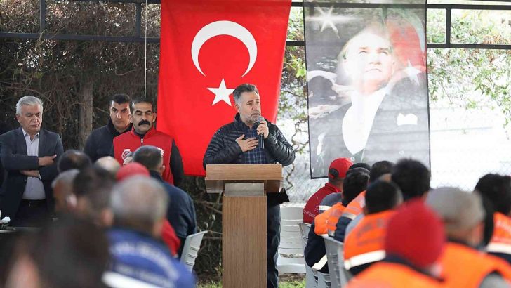 Başkan Sandal’dan işçilere: “Biz bir aileyiz”