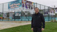 Başkan Yüksel yapımı süren spor sahalarını denetledi