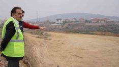 Bilecik’in en büyük parkı için dolgu çalışması başladı