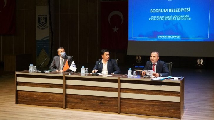 Bodrum Belediyesi Kasım ayı muhtarlar toplantısı gerçekleşti