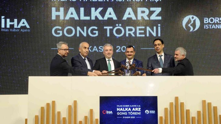 Borsada gong İhlas Haber Ajansı için çaldı
