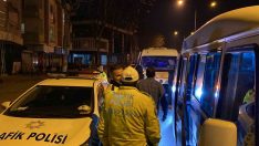 Bursa polisi fark etti, trafikten men edildi; yolcular indirildi