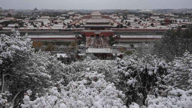 Çin’i vuran kar fırtınasında 1 kişi hayatını kaybetti