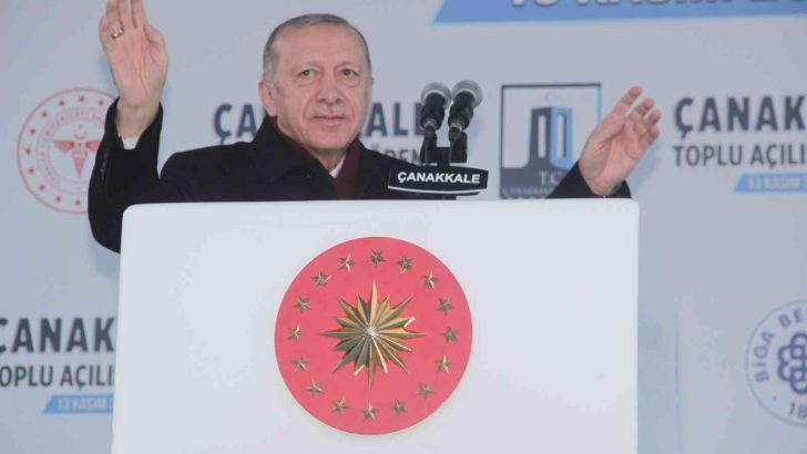 Cumhurbaşkanı Erdoğan: “O yumrukları millete değil, gücünüz yetiyorsa bize sallayın”