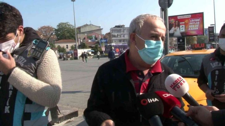 Denetimde ceza yiyen taksi şoförü: “ Eğitim almamız gerekiyor, en büyük eksiğimiz eğitim”
