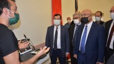 Devlet Hastanesi’ne alınan Göz Biyometri Cihazı’nın tanıtımı yapıldı