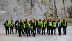 Doğal taş madencileri iş sağlığı ve güvenliği önlemlerini İtalya’da yerinde inceledi