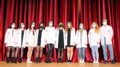 Edirne’de diş hekimliği öğrencileri beyaz önlüklerini giydi