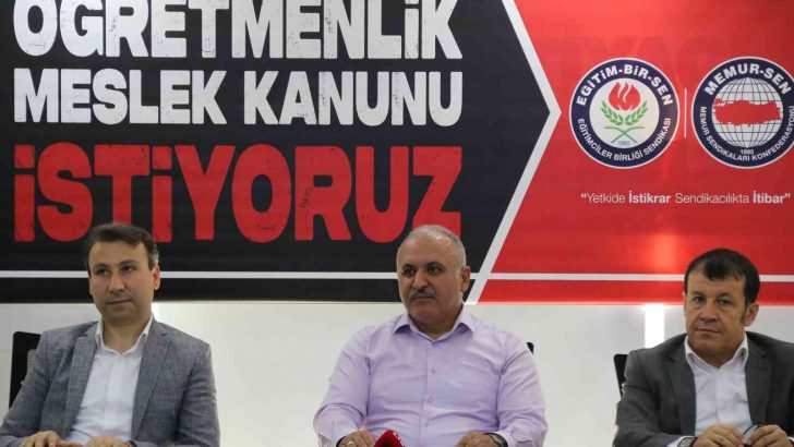 Eğitim Bir Sen Antalya Şube Başkanı Miran: “Öğretmenlik Meslek Kanunu beklentileri karşılayacak şekilde çıkarılmalıdır”