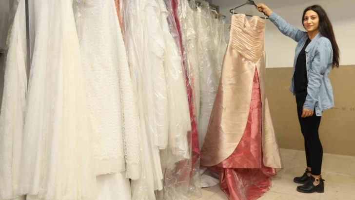 Evlenecek ihtiyaç sahiplerine tuvalet ve gelinlik desteği