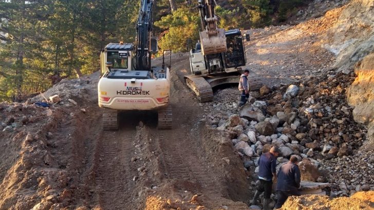 Fethiye Koruköy Muhtarı Göztepe’den Muğla Büyükşehir Belediyesi’ne ’su’ teşekkürü