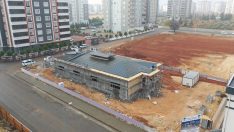 Fıstıklık Mahallesindeki sosyal tesis yapımında sona yaklaşılıyor