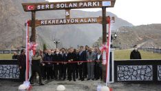 Hakkari’deki “Sere Solan Parkı” hizmete açıldı