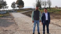 Havza’da mezarlıkta parke çalışması takdir kazandı