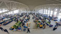 Kapalı Halk Pazarı hizmete girdi