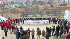 Karatay Belediyesinin kente kazandıracağı yeni aşevi binasının temeli atıldı