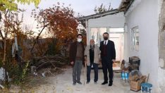 Kaymakam Çelik, esnaf ve yaşlı vatandaşlara ziyarette bulundu