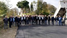 Kızılca – Çayırlı grup yolu asfaltlanıyor