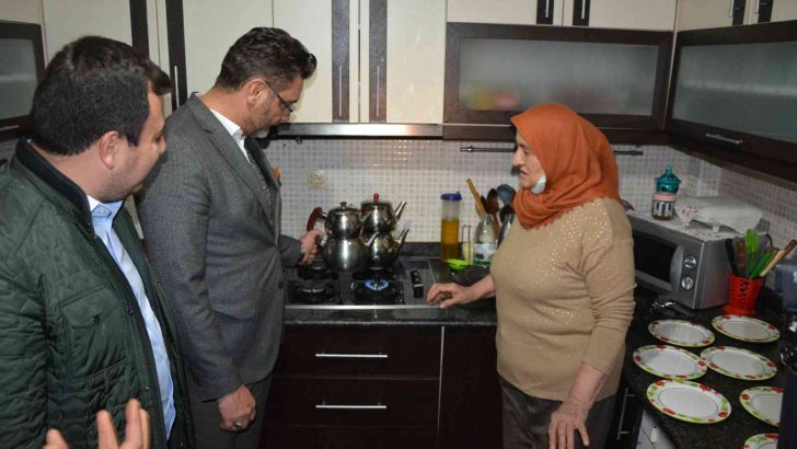 Korkuteli’nde Doğalgaz evlerde ulaştı