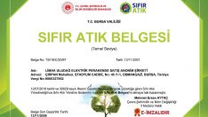 Limak Enerji Uludağ Elektrik, ‘Sıfır Atık Belgesi’ almaya hak kazandı