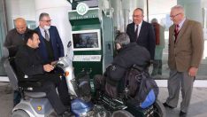 Meram’da engelliler için akü şarj istasyonları kuruldu