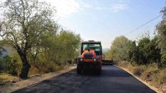 Mersin’de yol çalışması sürüyor