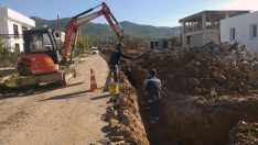 Milas Balcılar Mahallesi’nde 42 hane suya kavuştu