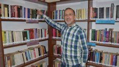 Muhtardan örnek davranış: Muhtarlığı kütüphaneye çevirdi