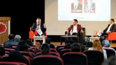 MÜSİAD İzmir Başkanı ve ASKON İzmir Başkanı öğrencilerle buluştu